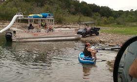 29ft Double Decker Pontoon with slide Rental in Canyon Lake, Texas