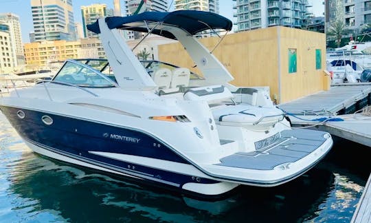 Monterey Luxury Cruiser Yacht Charter in Dubai, United Arab Emirates