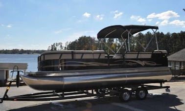 Bentley Encore Pontoon Boat Rental in Horseshoe Bay Lake LBJ & Marble Falls