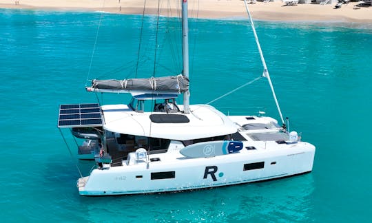 Freedom, a 42 ft sailing catamaran