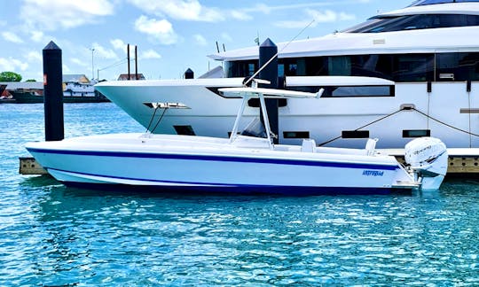 32ft intrepid for private Charter in Nassau Bahamas