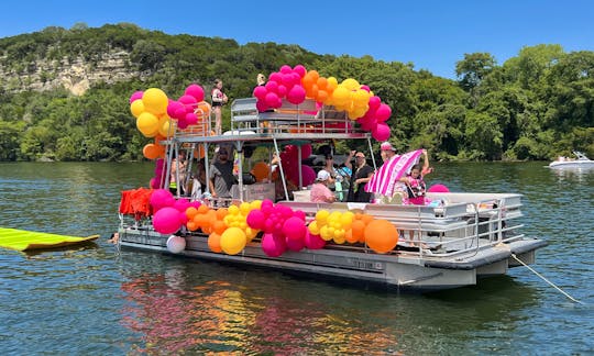 Birthday Balloon Boat Party - Lake Austin