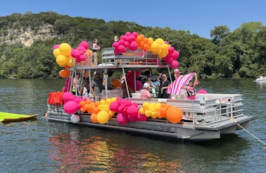 Double Decker Party Cove Barge w/ Slide Up to 22 ppl