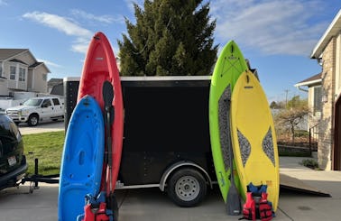 Kayak and Paddleboard Water Party Pack in Sandy Utah