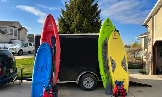 Kayak and Paddleboard Water Party Pack in Sandy Utah