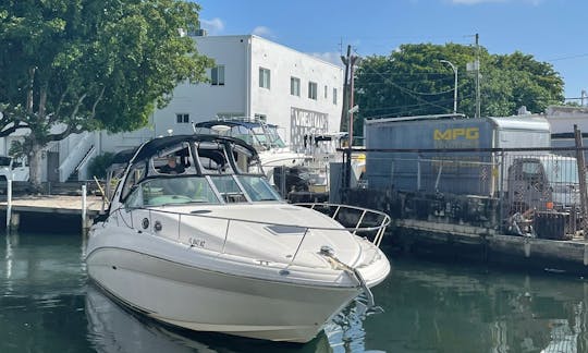 Beautiful 36' Sea Ray Motor Yacht up to 10 guests and floating mat in Miami!!