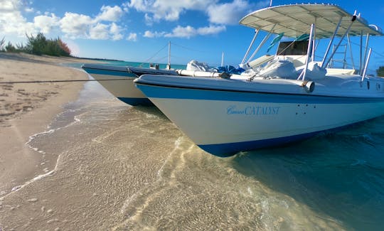 Private 35' Catalyst Power Catamaran  Turks and Caicos Islands