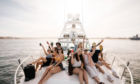 33ft Party Cruiser in San Diego Bay (Up to 12 guests)