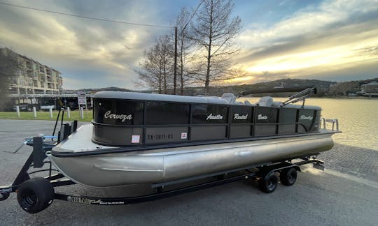 We have 4 - Bentley Tritoon Boats for rent - We provide, Ice, water bottles, and beer pong tables.