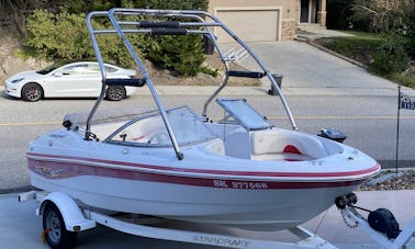 Un bowrider rapide StarCraft 1700 à louer à Kelowna