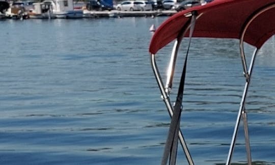 Nova lancha Mediteran 19 em Seget Vranjica