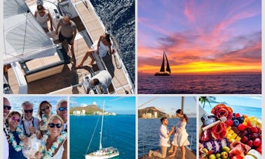 Best Sunset Cruise 50' Luxury Private Yacht. Book your sunset cruise today!
