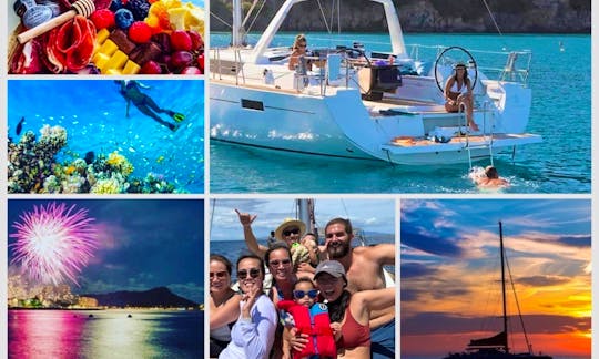 Hawaii's Best Waikiki Sail Snorkel Adventure Sunset Cruise Friday Nite Fireworks