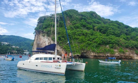 See the wonders of Puerto Vallarta aboard 38' Sailing Catamaran Charter