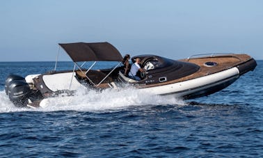 PRINCE 35' - 600 hp RIB speedboat for private tours from Hvar