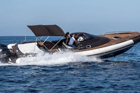 PRINCE 35' - 600 hp RIB speedboat for private tours from Hvar