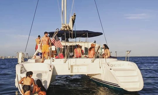 ¡Catamarán de vela de 38 pies para fiestas/eventos en Long Beach! DÍAS DE SEMANA CON DESCUENTO