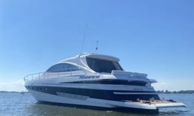 Location d'un méga-yacht Pershing 65 Power à Stevensville, dans le Maryland