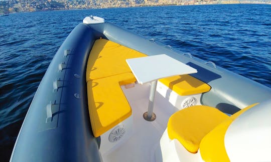 Bow table 2Bar 62 rib by Venti Boat Charter in Rapallo