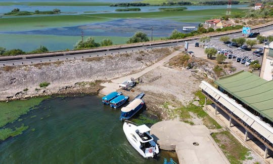 42ft Vranjina Tours Princess Flybridge Motor Yacht Rental in Skadar Lake, Montenegro