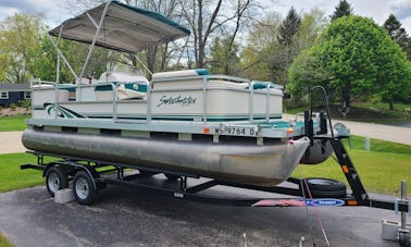 Ponton portable Godfrey Sweetwater de 20 pieds à Mukwonago, Wisconsin