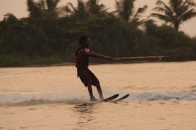 Water Skiing  in Bentota, Sri Lanka