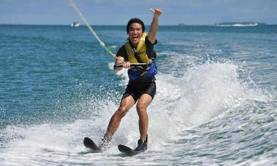 Water Skiing  in Bentota, Sri Lanka