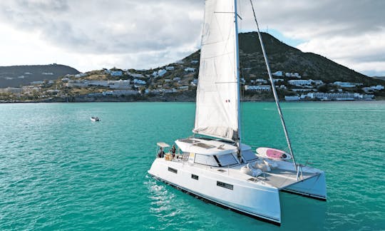 Discover St Maarten on this beautiful catamaran