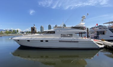 Location de yacht à moteur de luxe de 62 pieds Fairline Squadron à Vancouver