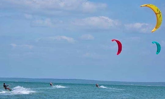 Kite Surfing in Kalpitiya, Sri Lanka