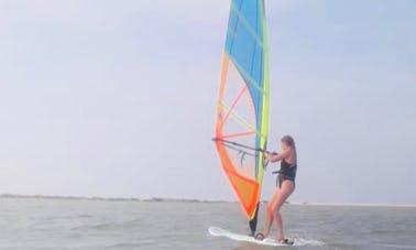 Planche à voile à Kalpitiya, Sri Lanka