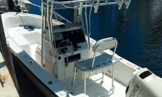 22' Mako Center console for rent in Key Largo, Florida!