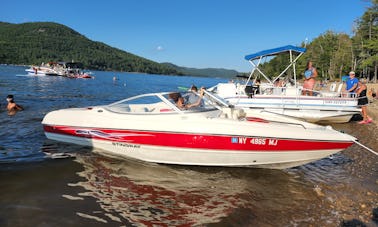 STINGRAY 185LS NO GRANDE LAGO SACANDAGA, LAGO INDIANO, LAGO SARATOGA E MUITO MAIS