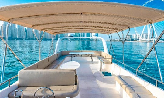70 FT Al Yusr Party Yacht Rental in Dubai Harbour