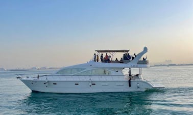 70 FT Party Yacht By Al Yusr Yach For Rental In Dubai Harbour Up To 33 Guests