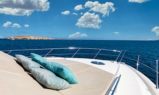 64ft Sunseeker Predator Yacht Available for Charter in Senglea, Malta