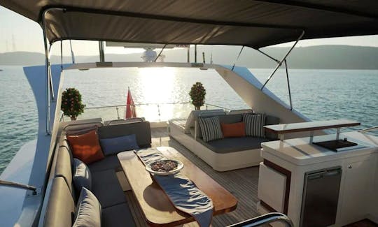 Istanbul is much more beautiful with us with 78ft Mega Yacht