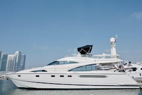 Luxury 65ft Yacht Capacity 30 Guest for events & parties in Dubai Marina Harbor