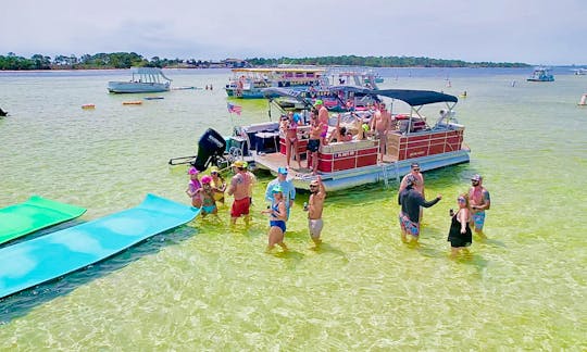Crab Island Party Boat W/ Loud Stereo