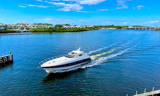 64' Sunseeker Luxury Yacht Charter with Crew in Palm Beach