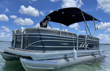 New Pontoon 10 Pass Drinks And Ice Plus Floatmat Included in Clearwater, Florida