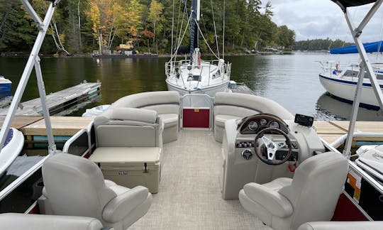 24ft Sebago Lake Cruise with Southbay Pontoon!