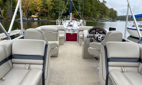 24ft Sebago Lake Cruise with Southbay Pontoon!