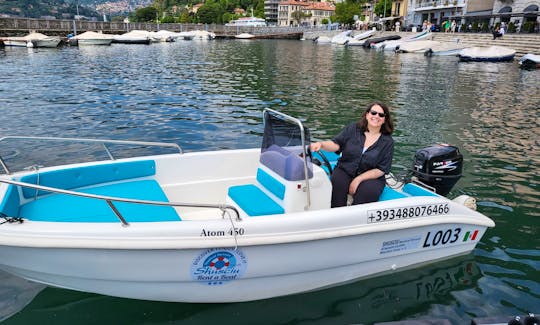 Rent a boat in Como without driver license