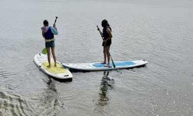 Planche à pagaie à louer sur le lac Thompson