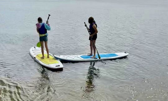 Come rent some paddle boards for a fun day out on Thompson Lake in beautiful Howell Michigan.