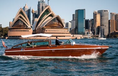 Private Sydney Luxury Cruise onboard 28' Bel Motor Yacht for 6 People!