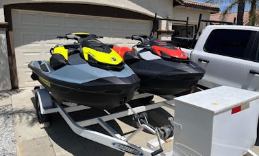 Two Brandnew Sea Doo Jet Skis for rent in Moreno Valley, California