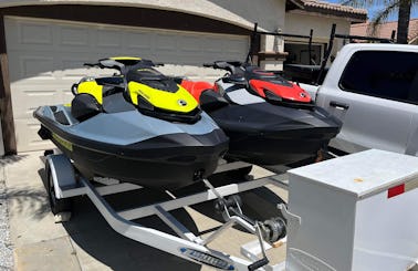 Two Brandnew Sea Doo Jet Skis for rent in Moreno Valley, California