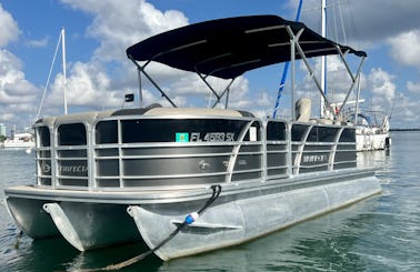 ALL FEES INCLUDED! Trifecta 24ft Pontoon boat in Miami Beach!!